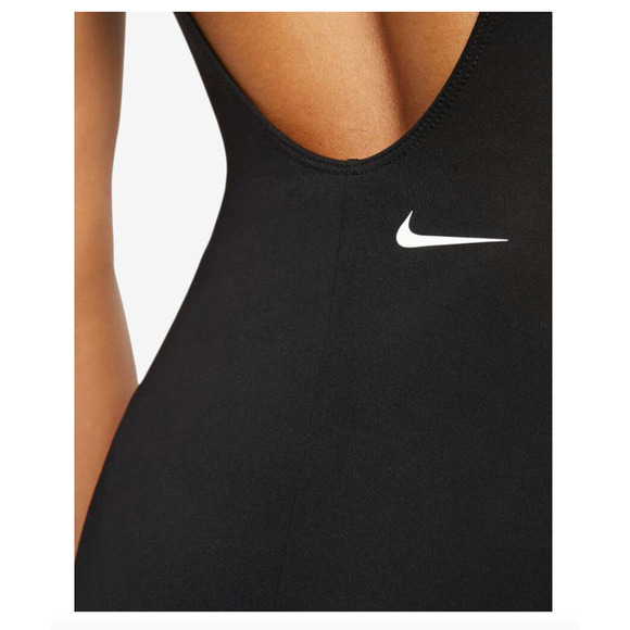 Nike Women's Black U-Back One Piece Logo Swimsuit XL NWT - Picture 6 of 7